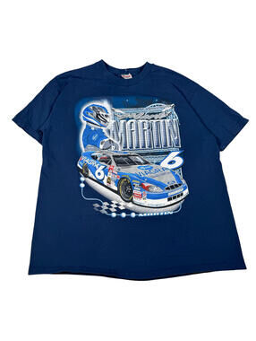Hanes Mark Martin NASCAR Pfizer Tee XL